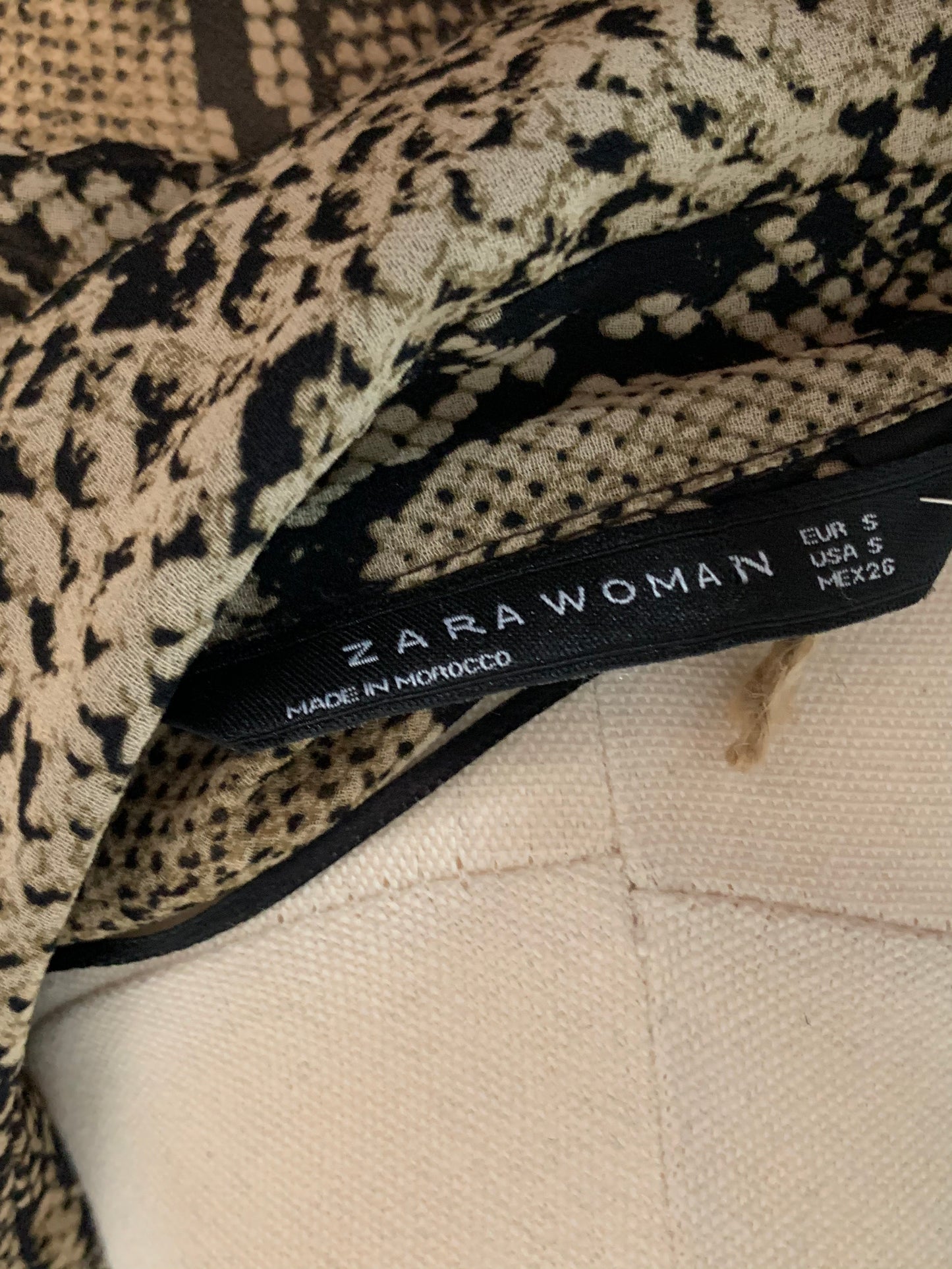 ZARA Long Sleeve Top Size Small