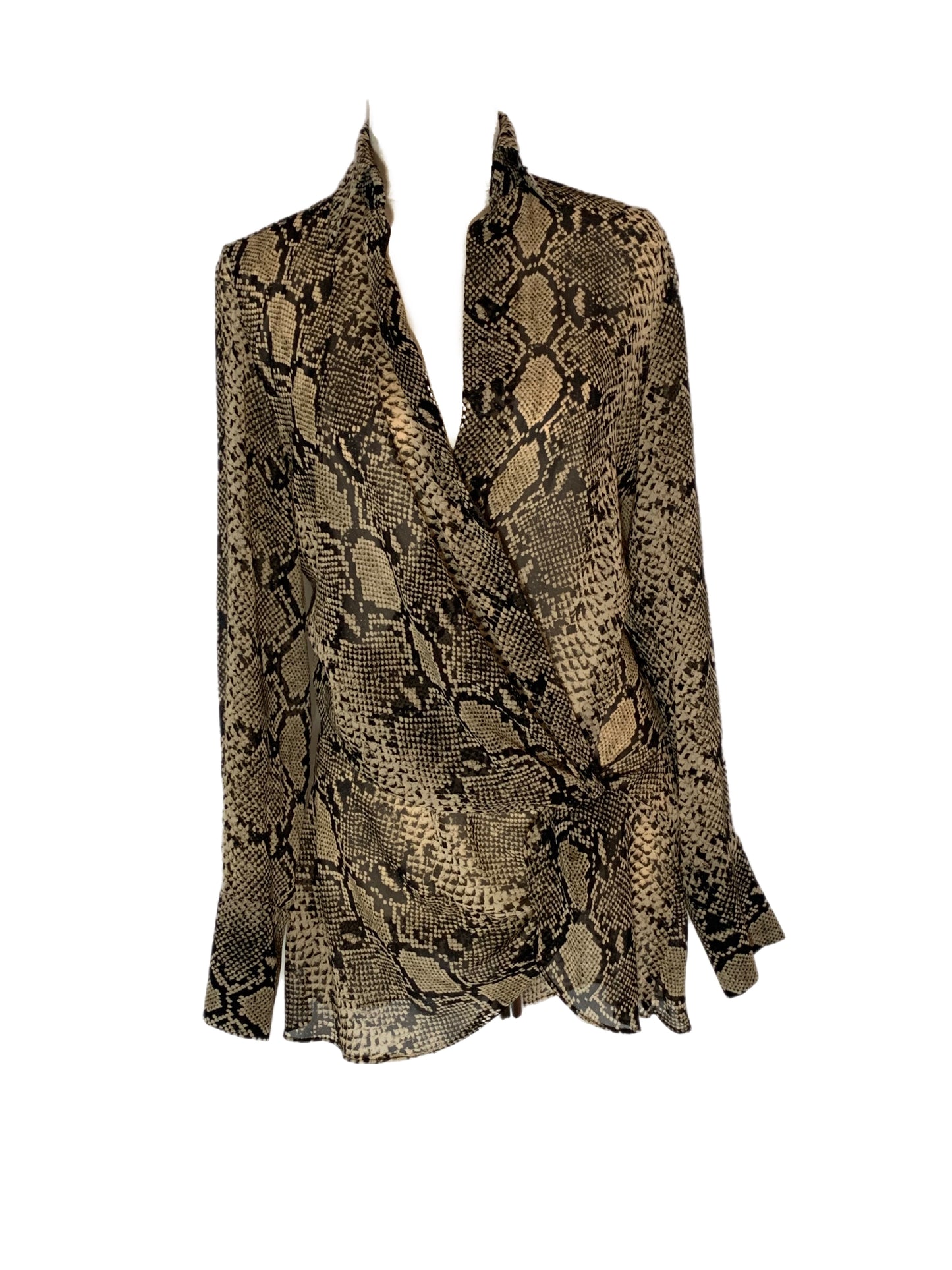 ZARA Long Sleeve Top Size Small