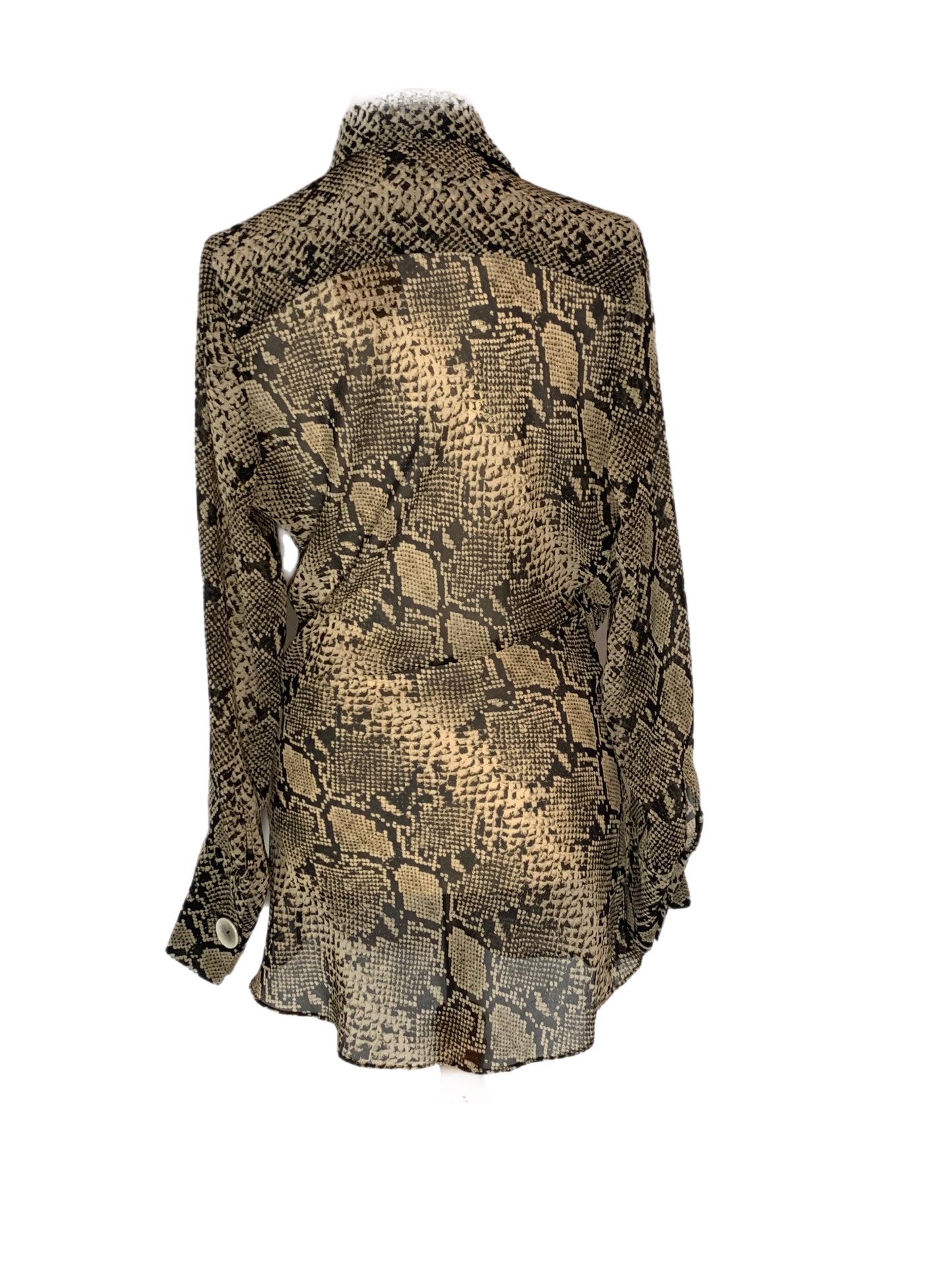 ZARA Long Sleeve Top Size Small